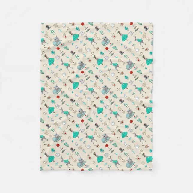 Manta Polar Alicia en el país de las maravillas (Anverso)