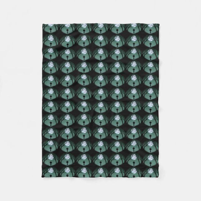 Manta Polar Alien Blanket Cute Alien Gray Art Fleece Blanket (Anverso)