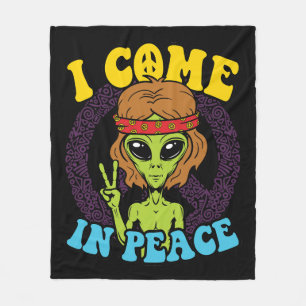Manta Polar Alien Hippie, vengo en paz