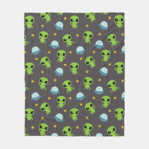 Manta Polar Aliens Fleece Blanket
