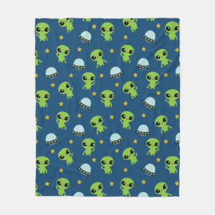 Manta Polar Aliens Fleece Blanket