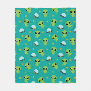 Manta Polar Aliens Fleece Blanket
