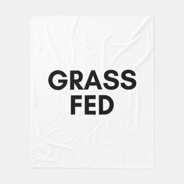 Manta Polar alimentado con hierba (Anverso)