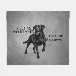 Manta Polar All Gas No Brakes Labrador Retriever Blanket