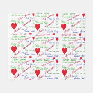 Manta Polar All the World, Many languages for Merry Christmas