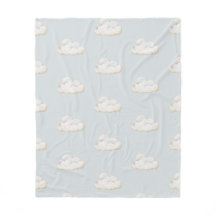 Almohada de lanzamiento de nube azul soñadora
