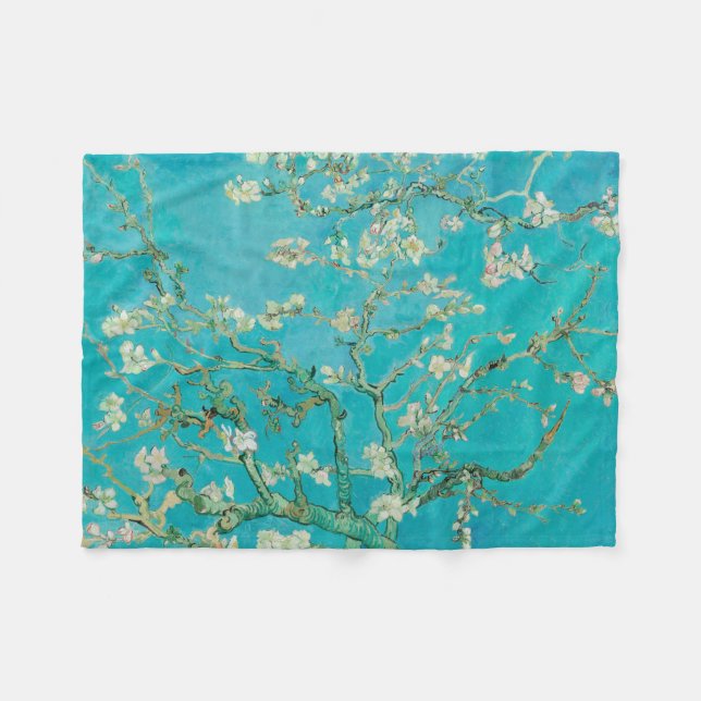 Manta Polar Almond Blossom Van Gogh (Frente (Horizontal))