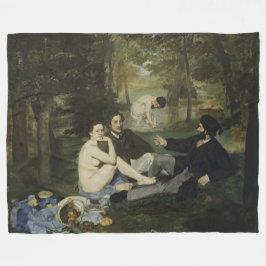 Manta Polar Almuerzo en el césped de Edouard Manet