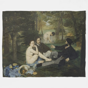 Manta Polar Almuerzo en el césped de Edouard Manet