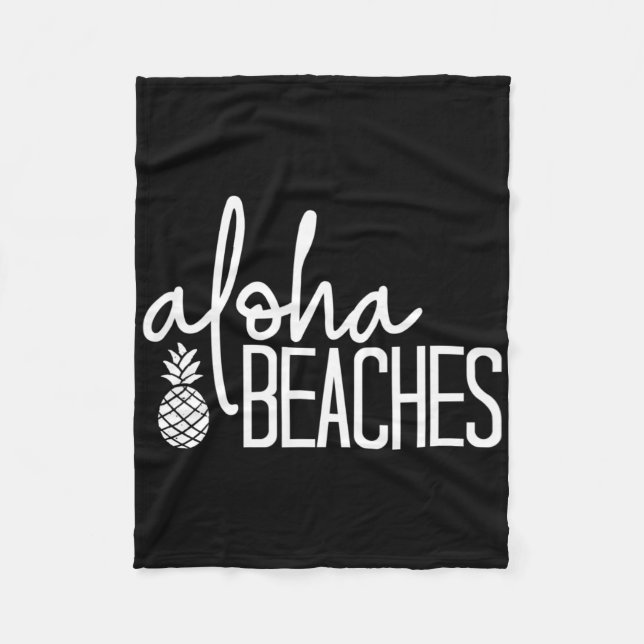 Manta Polar Aloha Beach Cute Beach Bridal Bachelorette (Anverso)