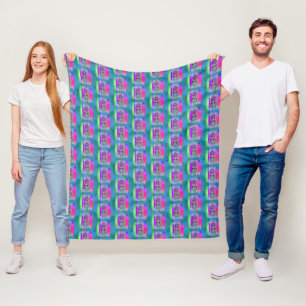 Manta Polar Aloha Bebidas Surf Verano Piña