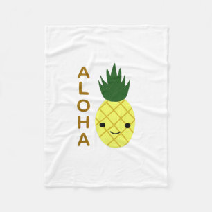 Manta Polar Aloha Cute Kawaii Piña