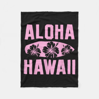 Manta Polar Aloha Hawái Regalo Tropical de Verano Hawaiano