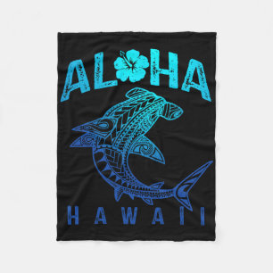 Manta Polar Aloha Hawaii Tril Tiburón Polinesio Hawaiano Playa