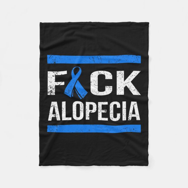Manta Polar Alopecia Conciencia T (Anverso)