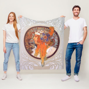 Manta Polar Alphonse Mucha