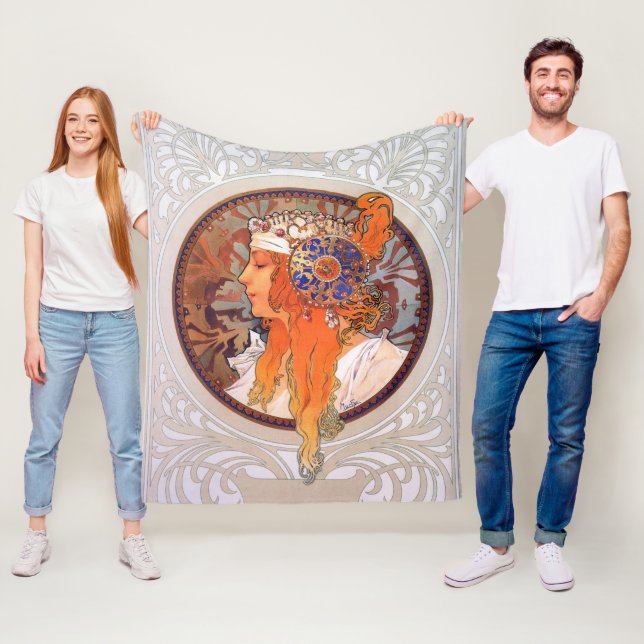 Manta Polar Alphonse Mucha (In situ)