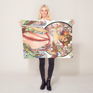 Manta Polar Alphonse Mucha