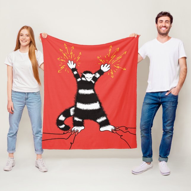 Manta Polar Alto voltaje eléctrico divertido del carácter del (In situ)