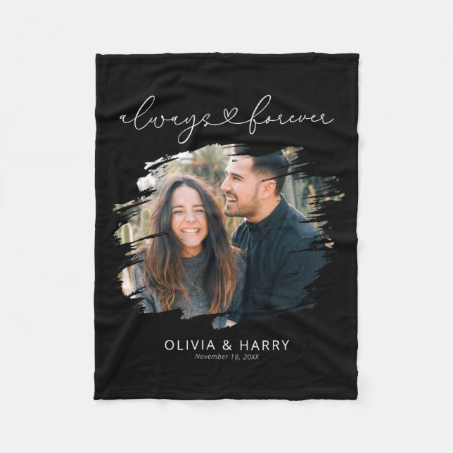 Manta Polar Always And Forever Couple Photo  (Anverso)