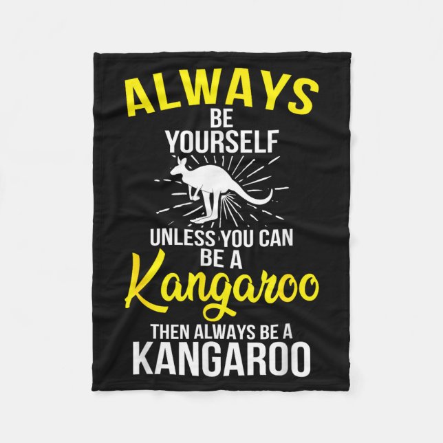 Manta Polar Always Be Yourself Unless You Can Be A Kangaroo  (Anverso)