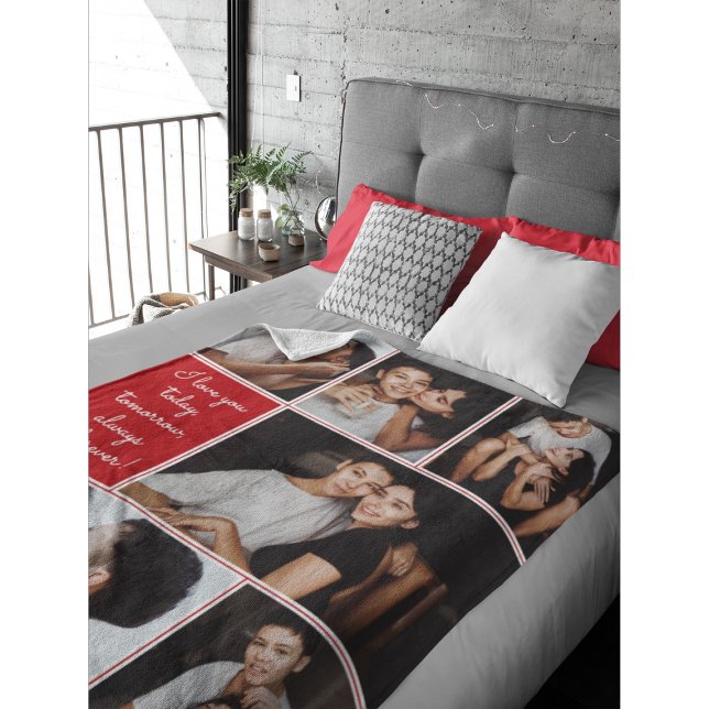 Manta Polar Always & Forever Modern 6 Photo Collage (Subido por el creador)