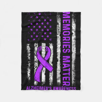 Manta Polar Alzheimer's awareness fight american usa flag