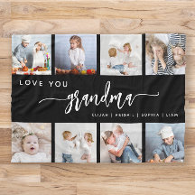 Ama a tu abuela 8 Collage de fotos negro