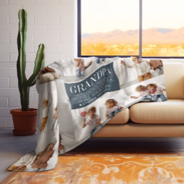 Manta Polar Ama Abuelo | Collage de fotos de mensajes Personal