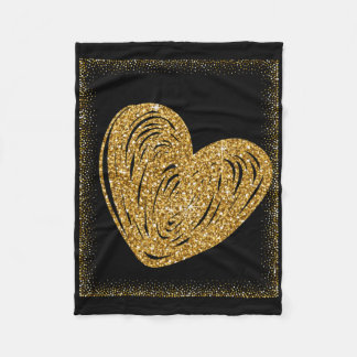 Manta Polar Amabilidad extendida como Pegatina Purpurina