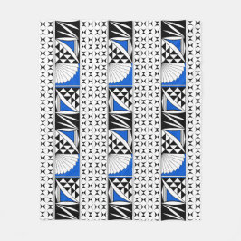 Manta Polar Amanecer nativo del suroeste en azul