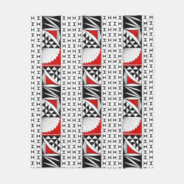 Manta Polar Amanecer nativo del suroeste en rojo