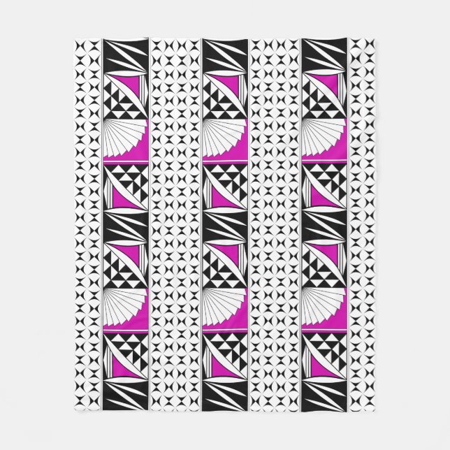 Manta Polar Amanecer nativo del suroeste en rosa (Anverso)