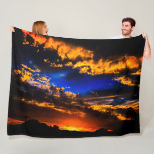 Manta Polar Amanecer nublado