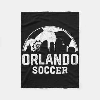 Manta Polar Amante de fútbol retro vintage Orlando