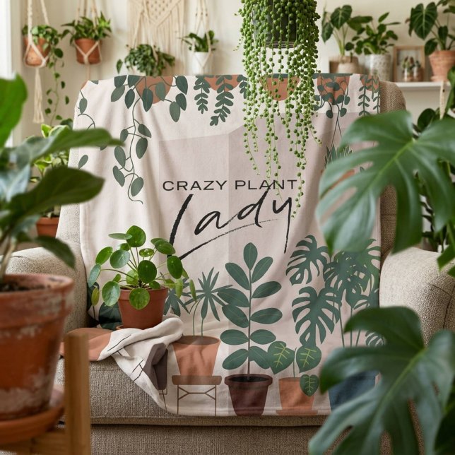 Manta Polar Amante de Plantas de Interior Modernas (Subido por el creador)