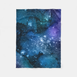 Manta Polar Amantes de Galaxy Starry Space Blue Sky White Spar