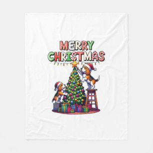 Manta Polar Amantes de los animales mascotas Xmas Perros Beagl