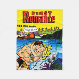 Manta Polar Amantes de Ocean Romance Vintage Comics