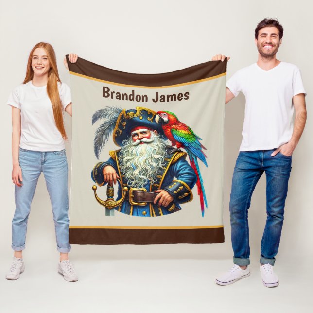 Manta Polar Amantes piratas de los chicos de Guay agregan nomb (In situ)