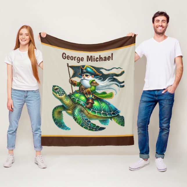 Manta Polar Amantes piratas de los chicos de Guay agregan nomb (In situ)