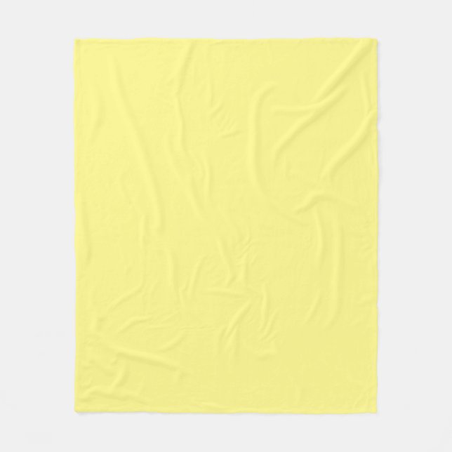 Manta Polar Amarillo limón (Anverso)
