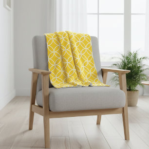 Manta Polar Amarillo limón
