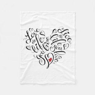 Manta Polar Ame la vida que usted vive