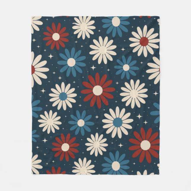 Manta Polar American Daisy's  (Anverso)