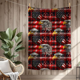Manta Polar American Eagle Blanket Stars & Stripes for July 4