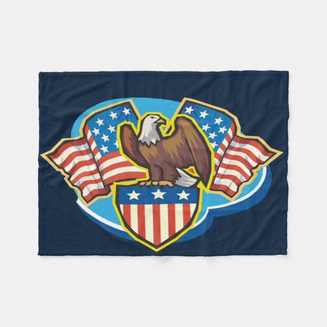 Manta Polar American Eagle Fleece Blanket (Frente (Horizontal))