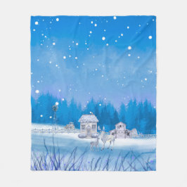 Manta Polar American Farm Signature Fleece Blanket