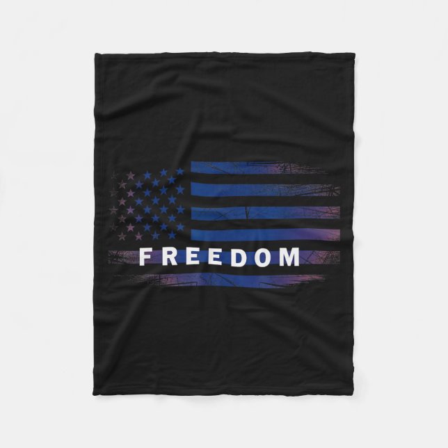 Manta Polar American Flag Dom  (Anverso)