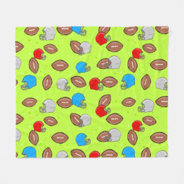 Manta Polar American Football - Helmet & Ball Seamless Pattern